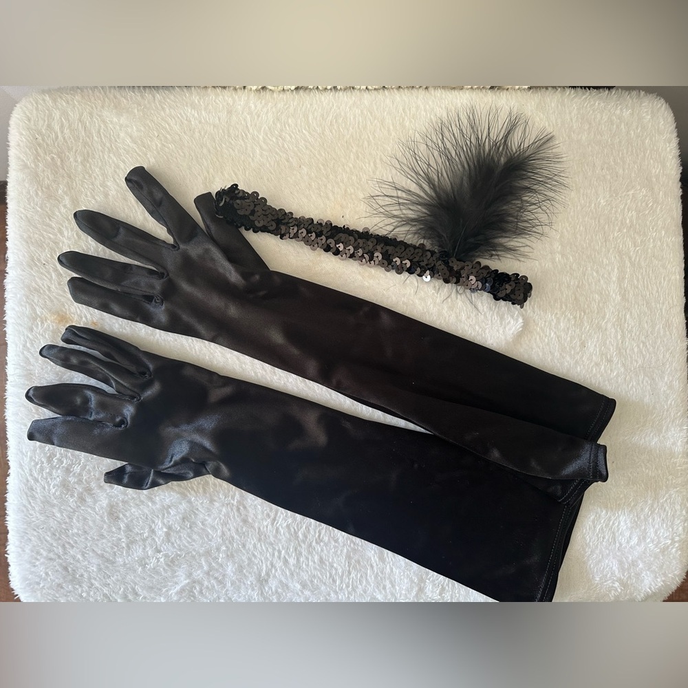 California Costumes Black Flapper Dress - Picture 6 of 7
